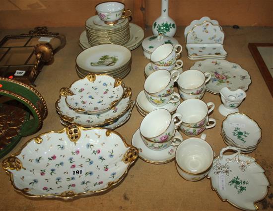 Mixed Austrian teawares & decorative